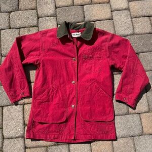70s LL bean canvas barn coat with removable liner